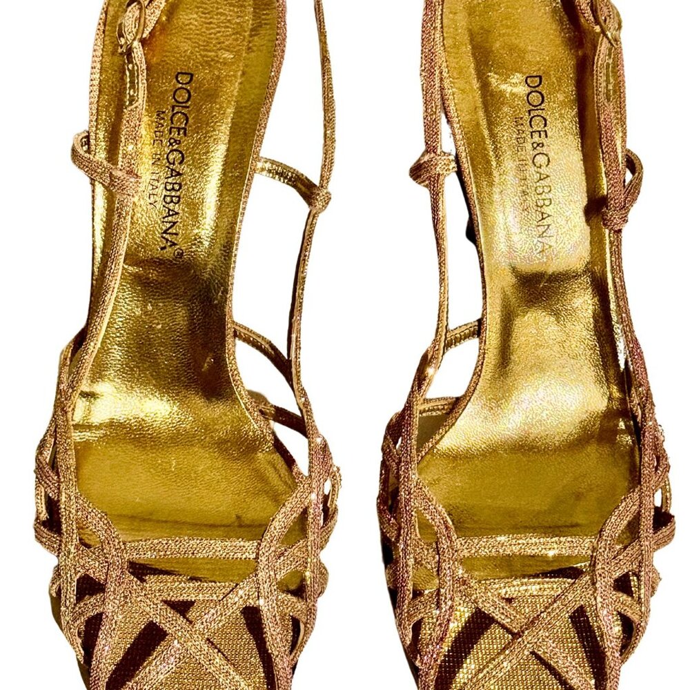 Dolce & Gabbana | Sparkle Strappy Sandal - Picture 3 of 5